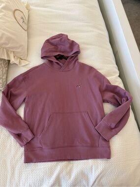 Washed Mauve Hoodie Sweatshirt